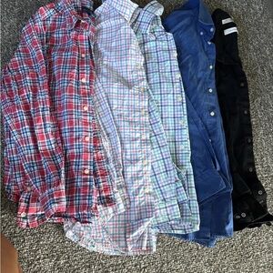 Ralph Lauren Kids Plaid and Solid Button-Down Shirts